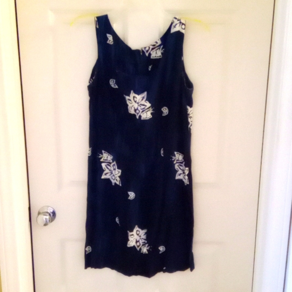 Dark Navy Blue Summer Sundress